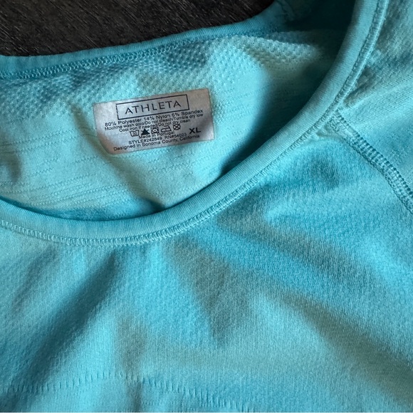 Athleta Skyline Fast Track Ruched Long Sleeve Top 242849 size XL - Picture 2 of 6